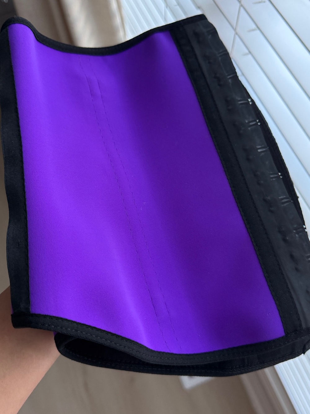 Ann Chery Black Waist Trainer with White Label